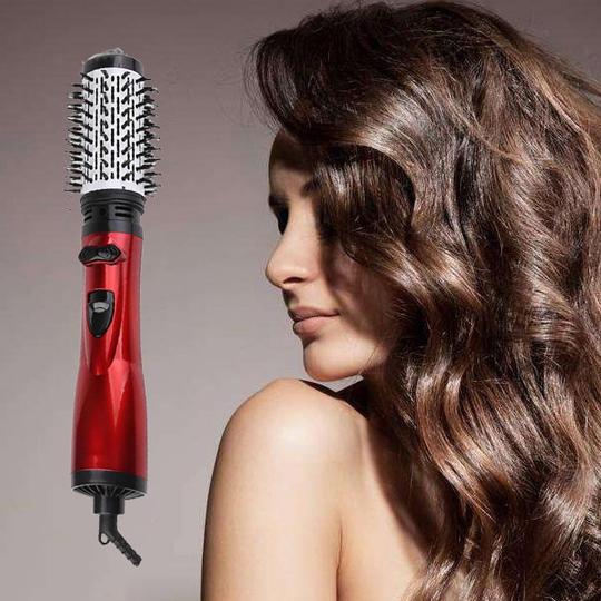 2 in 1  Automatic Hair Comb Rotating Curling Iron Brush