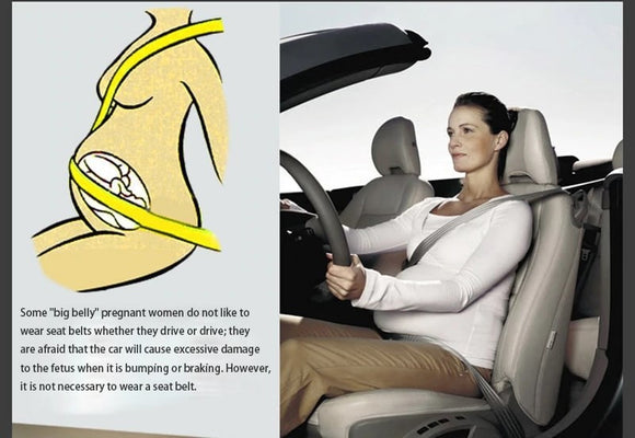 Pregnant Woman Driving Safe Belt adjuster