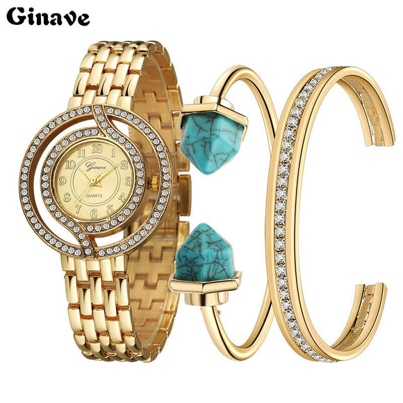 New Fashion Quartz Watch  Set for women