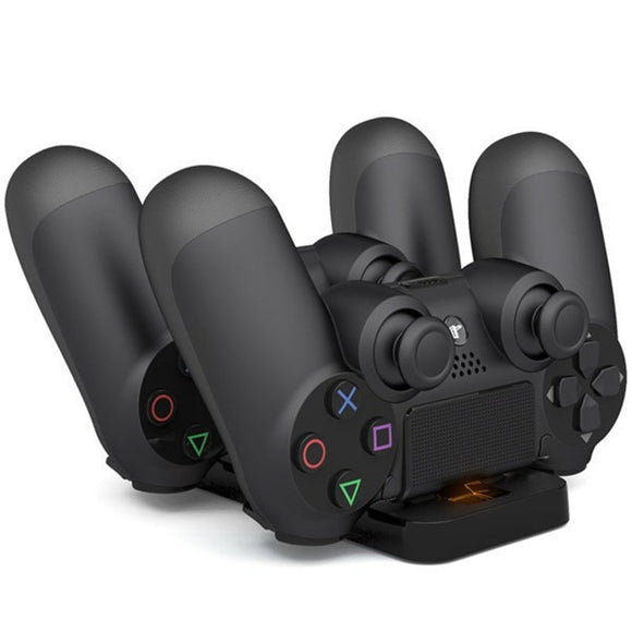 Dual USB Charging Dock Station Stand for Playstation 4 PS4